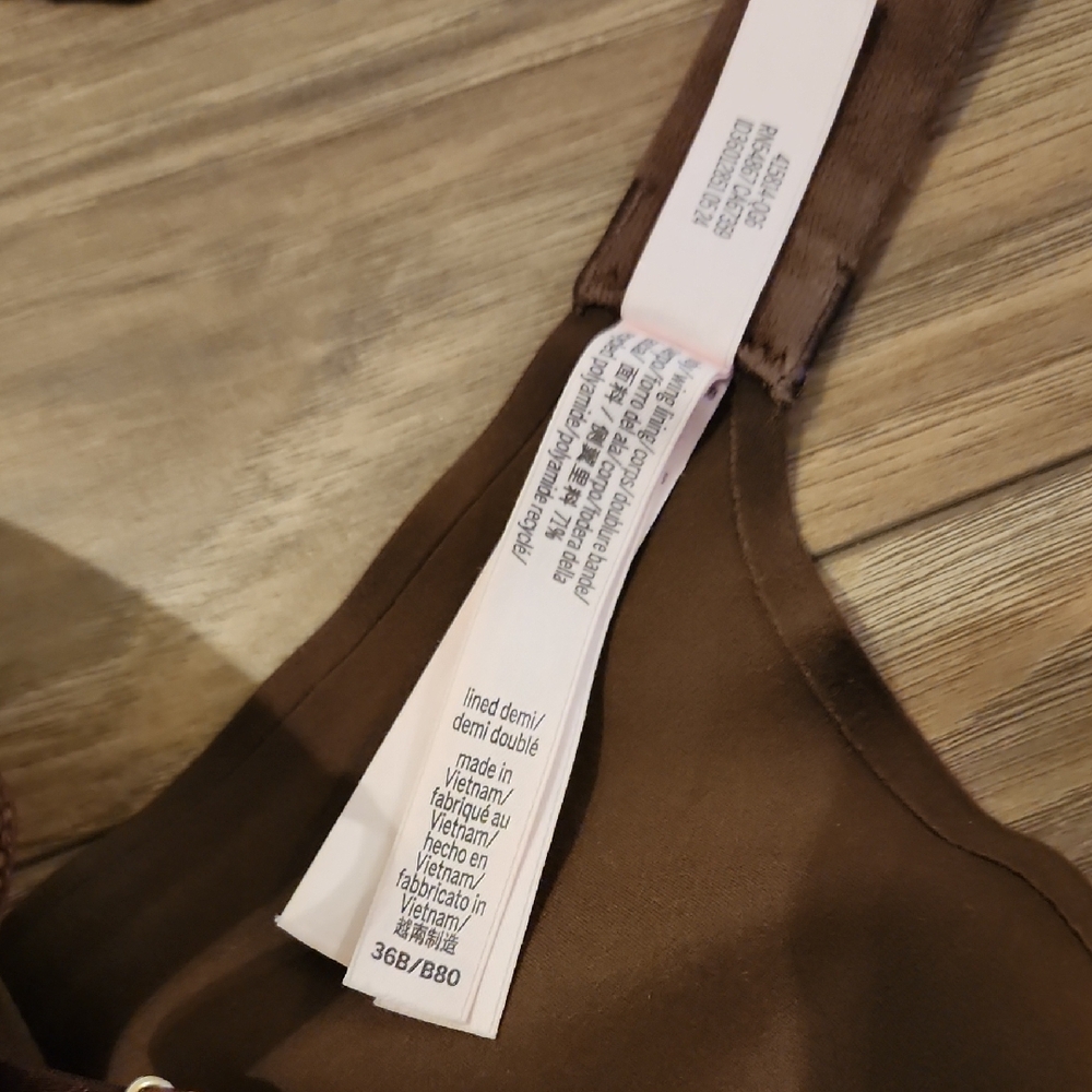 Victoria's Secret Chocolate Brown Bra - Picture 2 of 3
